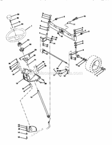 Page D Diagram and Parts List for 917251550  Craftsman Lawn Tractor