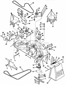 Page J Diagram and Parts List for 917251551  Craftsman Lawn Tractor