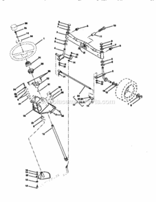 Page D Diagram and Parts List for 917251560  Craftsman Lawn Tractor