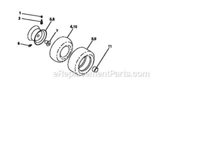 Page H Diagram and Parts List for 917251560  Craftsman Lawn Tractor