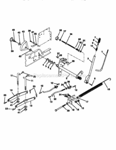 Page I Diagram and Parts List for 917251560  Craftsman Lawn Tractor