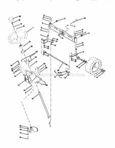 Page D Diagram and Parts List for 917251570  Craftsman Lawn Tractor