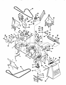Page H Diagram and Parts List for 917251570  Craftsman Lawn Tractor