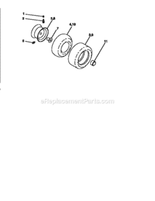 Page L Diagram and Parts List for 917251571  Craftsman Lawn Tractor