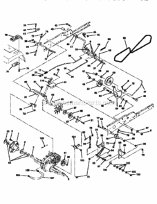 Page C Diagram and Parts List for 917251571  Craftsman Lawn Tractor