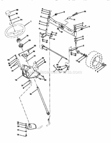 Page D Diagram and Parts List for 917251571  Craftsman Lawn Tractor