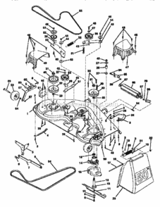 Page H Diagram and Parts List for 917251571  Craftsman Lawn Tractor