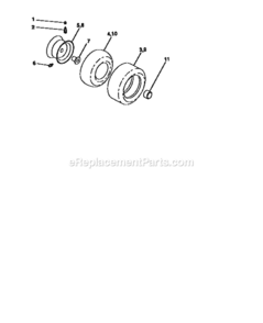 Page J Diagram and Parts List for 917251572  Craftsman Lawn Tractor