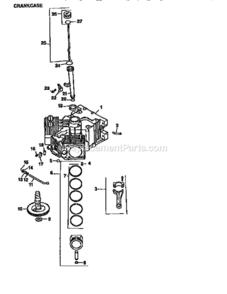 Page K Diagram and Parts List for 917251572  Craftsman Lawn Tractor