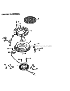 Page M Diagram and Parts List for 917251572  Craftsman Lawn Tractor