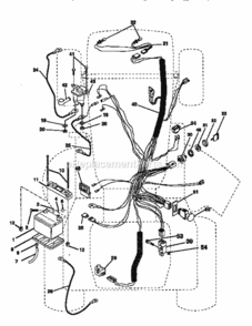 Page A Diagram and Parts List for 917251630  Craftsman Lawn Tractor