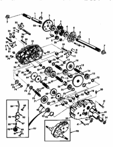 Page K Diagram and Parts List for 917251630  Craftsman Lawn Tractor