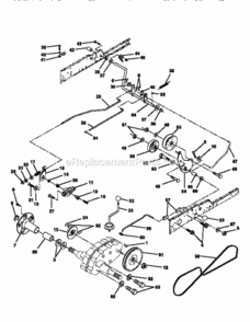 Page C Diagram and Parts List for 917251630  Craftsman Lawn Tractor