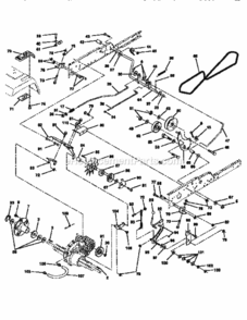 Page C Diagram and Parts List for 917251641  Craftsman Lawn Tractor