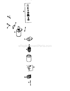 Page R Diagram and Parts List for 917251642  Craftsman Lawn Tractor