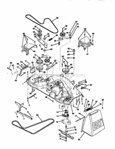 Page J Diagram and Parts List for 917251660  Craftsman Lawn Tractor