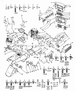 Page A Diagram and Parts List for 91725190  Craftsman Lawn Tractor