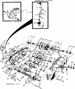 Page F Diagram and Parts List for 91725191  Craftsman Lawn Tractor