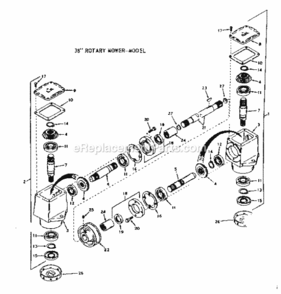 Page B Diagram and Parts List for 917252020  Craftsman Lawn Mower