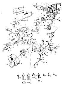 Part Location Diagram of 626A150 Craftsman Mount Engine