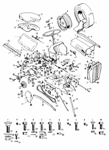 Part Location Diagram of 794006 Craftsman Transaxle