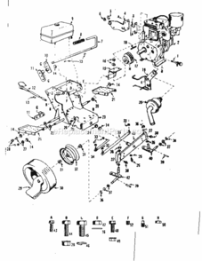 Page A Diagram and Parts List for 91725230  Craftsman Lawn Tractor