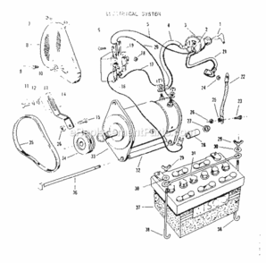 Part Location Diagram of 606A189 Craftsman Generator