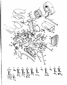 Page B Diagram and Parts List for 91725231  Craftsman Lawn Tractor