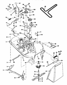 Page J Diagram and Parts List for 917252450  Craftsman Lawn Tractor