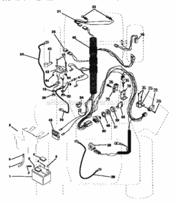 Page A Diagram and Parts List for 917252500  Craftsman Lawn Tractor