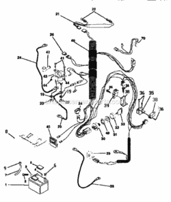 Electrical Diagram and Parts List for 917252501  Craftsman Lawn Tractor