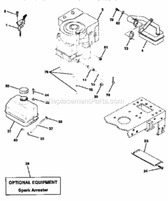 Part Location Diagram of 145294 Craftsman Engine