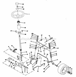 Page D Diagram and Parts List for 917252520  Craftsman Lawn Tractor