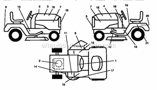Part Location Diagram of 582963101 Craftsman Decal Battery