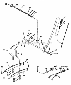 Page I Diagram and Parts List for 917252521  Craftsman Lawn Tractor