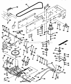 Page C Diagram and Parts List for 917252522  Craftsman Lawn Tractor
