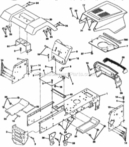 Part Location Diagram of 145938X011 Craftsman Dash