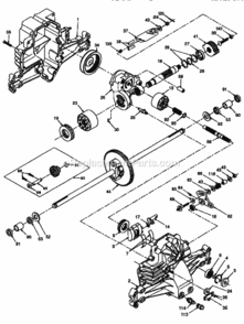 Page K Diagram and Parts List for 917252532  Craftsman Lawn Tractor