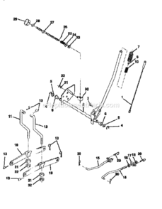Page I Diagram and Parts List for 917252532  Craftsman Lawn Tractor