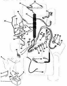 Page A Diagram and Parts List for 917252540  Craftsman Lawn Tractor