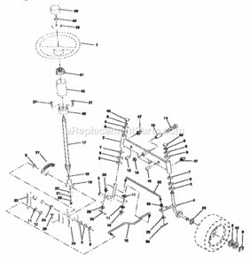 Page D Diagram and Parts List for 917252540  Craftsman Lawn Tractor