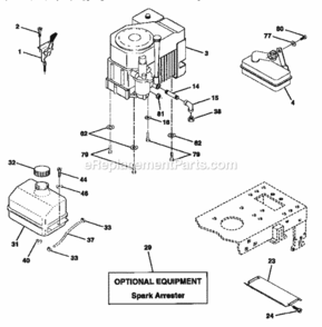 Part Location Diagram of 582061701 Craftsman Throttle Control