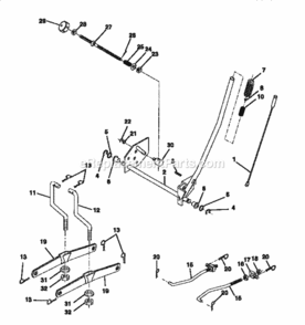 Page I Diagram and Parts List for 917252541  Craftsman Lawn Tractor