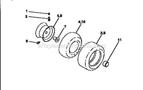 Page G Diagram and Parts List for 917252542  Craftsman Lawn Tractor