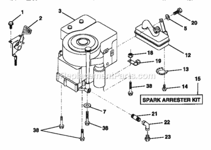 Page J Diagram and Parts List for 917252550  Craftsman Lawn Tractor