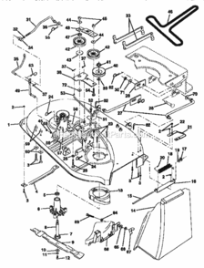 Page N Diagram and Parts List for 917252550  Craftsman Lawn Tractor