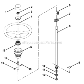 Page F Diagram and Parts List for 917252550  Craftsman Lawn Tractor
