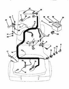 Part Location Diagram of 142862 Craftsman Deck