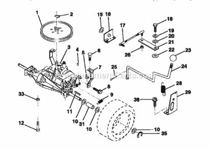 Part Location Diagram of 123632X Craftsman Shift Link