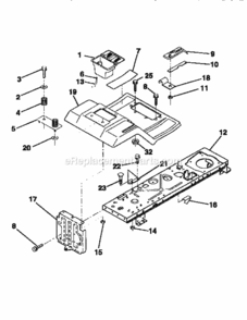Part Location Diagram of 126700X Craftsman Pad
